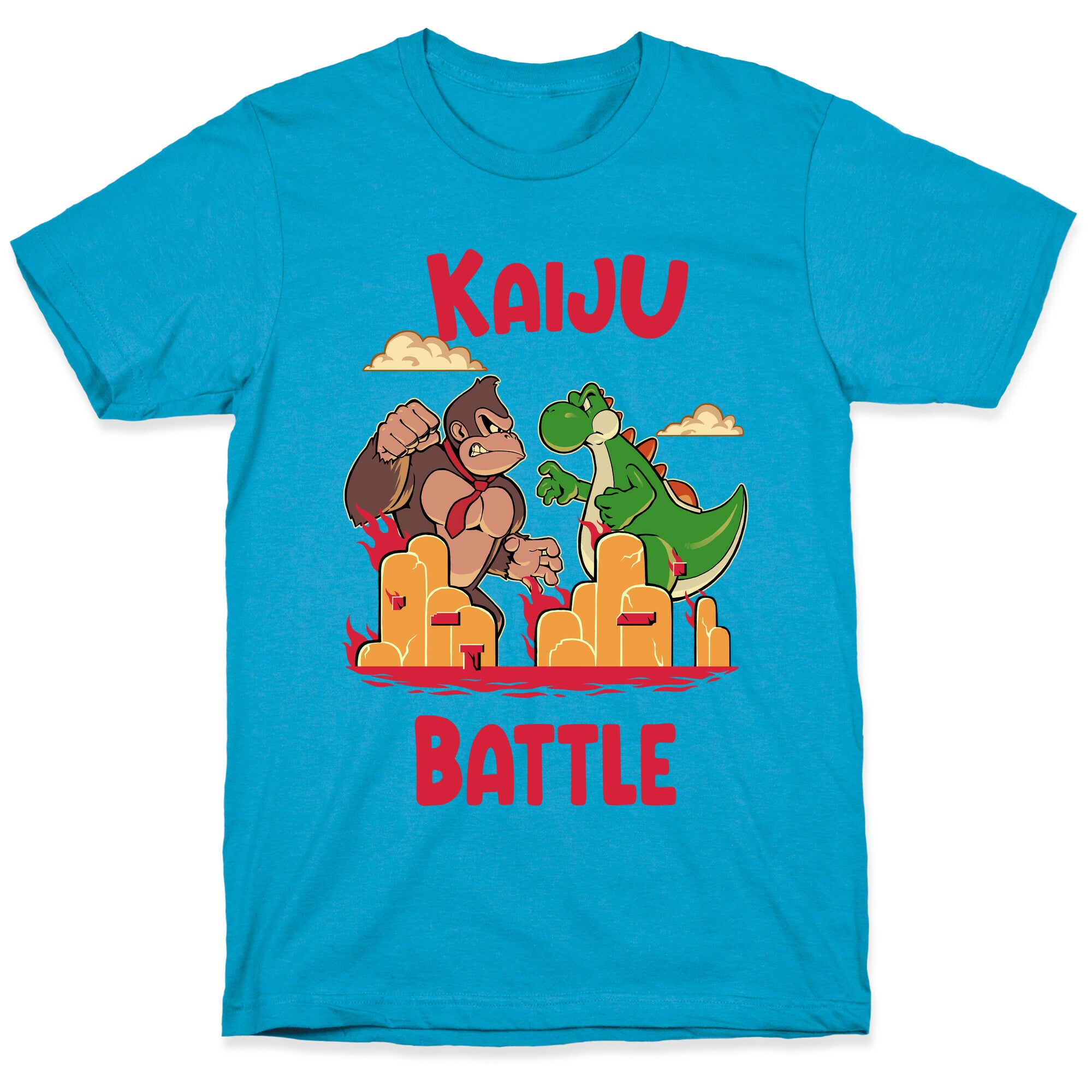 Kaiju Battle Unisex Triblend Tee